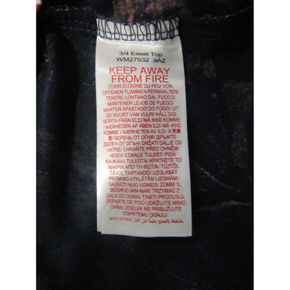 Seasalt Cornwall ¾ Easel Top Organic Cotton Floral NWT Retail $115 Womens Size 6 - Picture 8 of 8